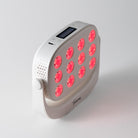 Trueons Quantum Mini angled view showing LED panel, LCD display, USB-C port, and control buttons
